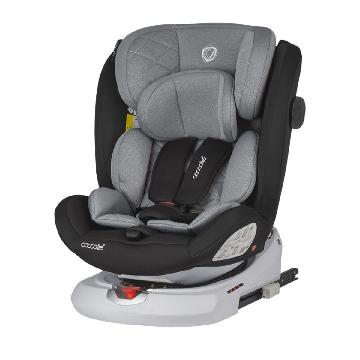 COCCOLLE Scaun auto rotativ Lyra40-150 cm Greystone