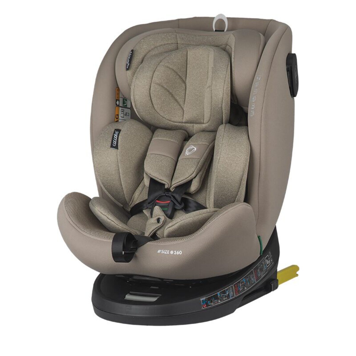 COCCOLLE Scaun auto rotativ Nova iSize 40-150 cm Sand Beige