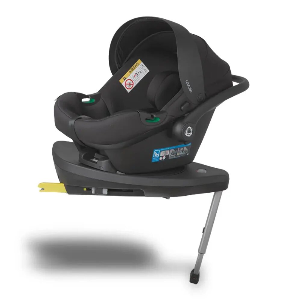 COCCOLLE Scoica auto I-Size si baza rotativa Isofix Knox Black