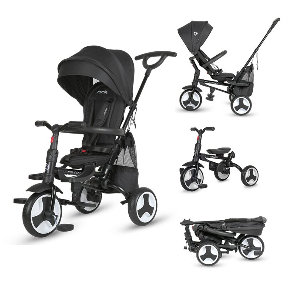 COCCOLLE Tricicleta ultrapliabila Spectra Plus Jet Black