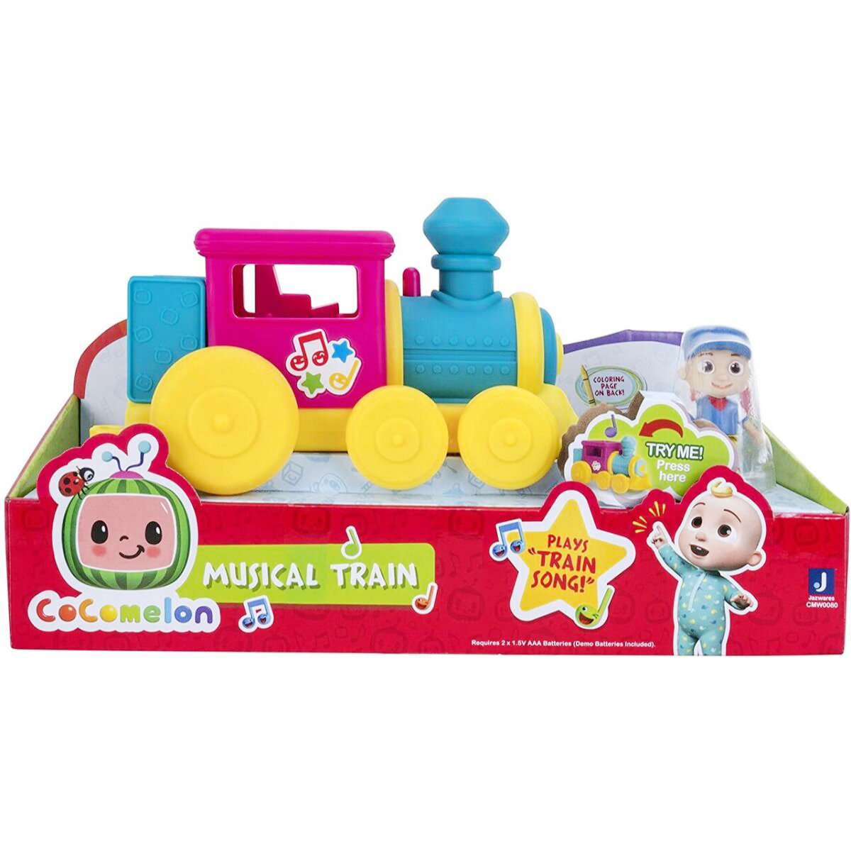 CoComelon Set figurina cu trenulet