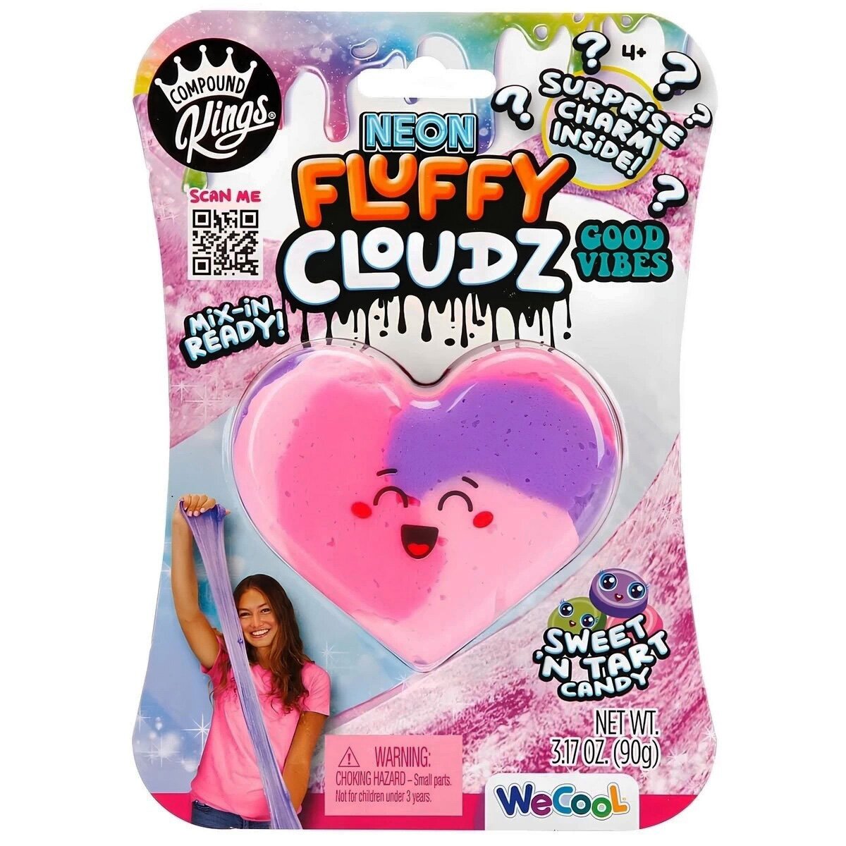 Compound Kings Slime Fluffy Cloudz Neon Sweet Treats Candy