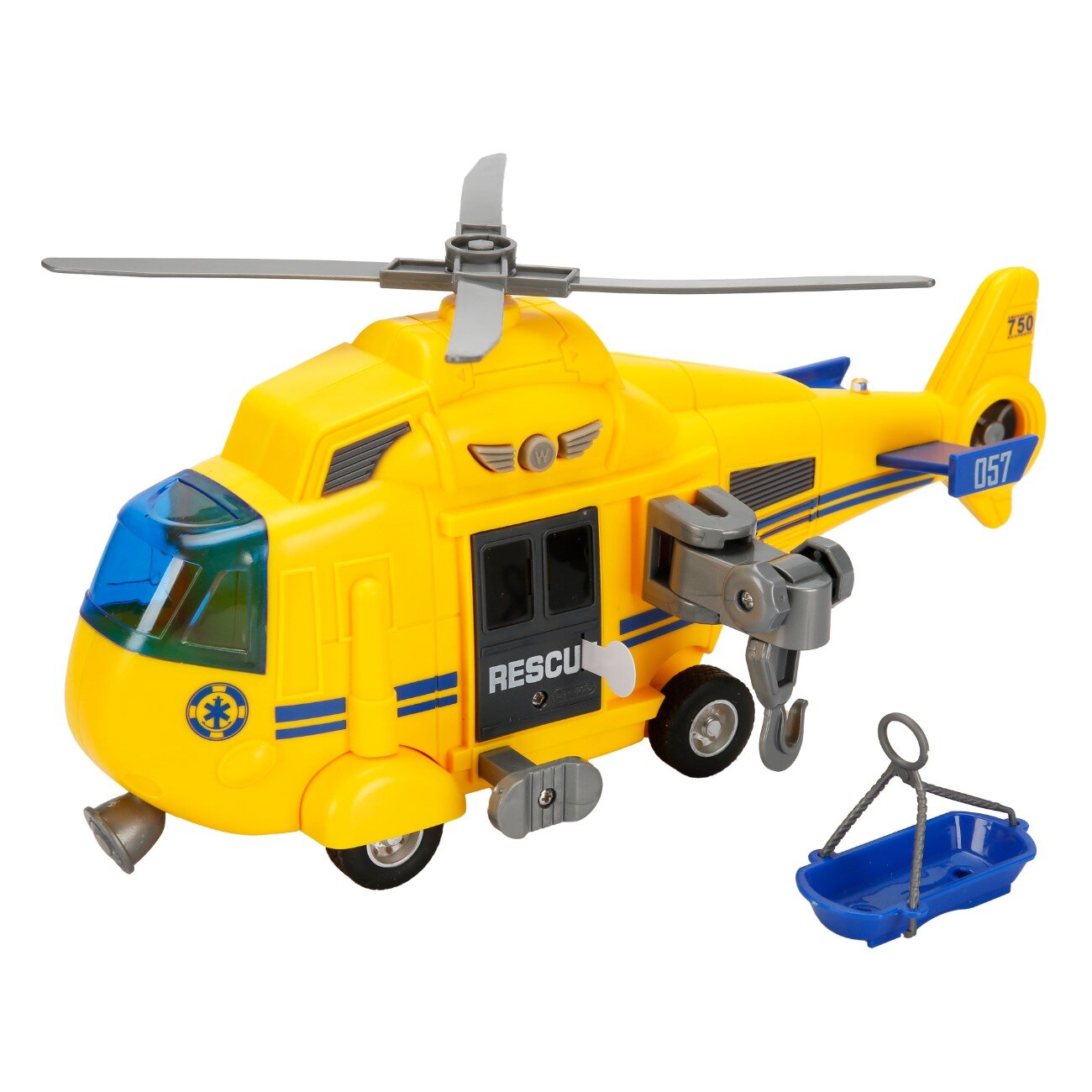 Cool Machines Elicopter de interventie cu lumini si sunete 1:16 Galben