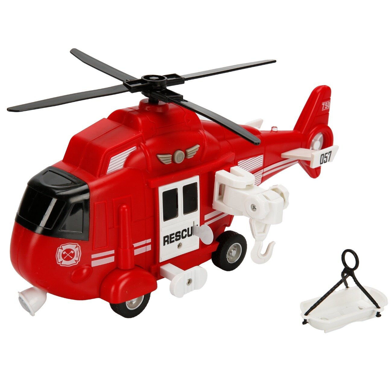 Cool Machines Elicopter de interventie cu lumini si sunete 1:16 Rosu