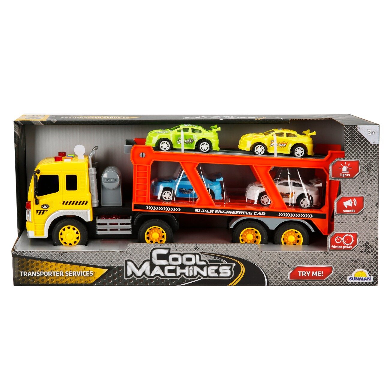 Cool Machines Transportor cu lumini si sunete 1:20