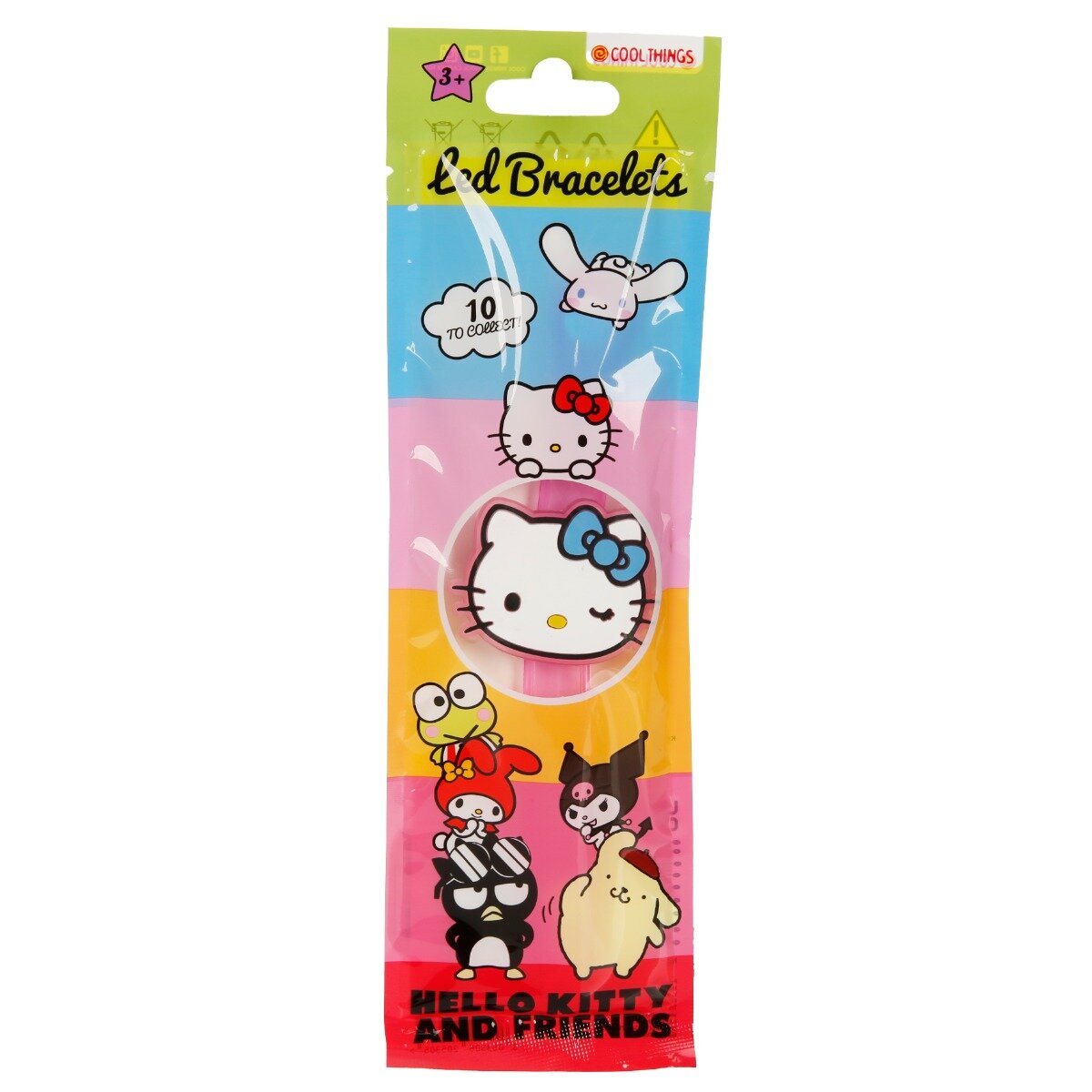 Cool Things Bratara din silicon cu lumini LED Hello Kitty and Friends