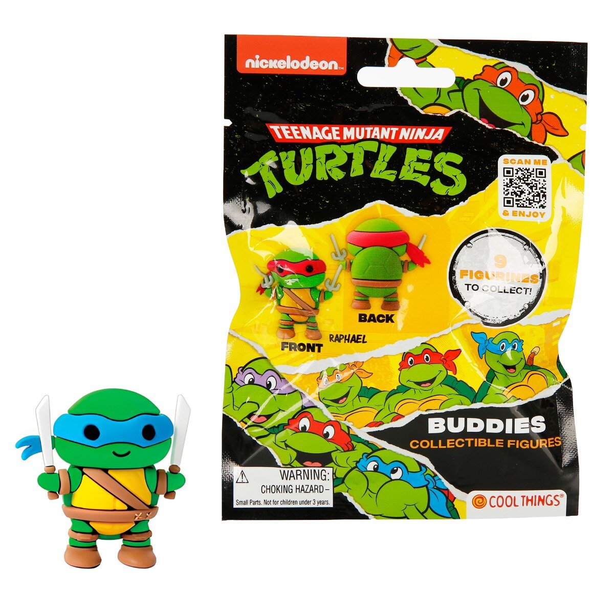 Cool Things Figurina surpriza 3D Teenage Mutant Ninja Turtles Buddies