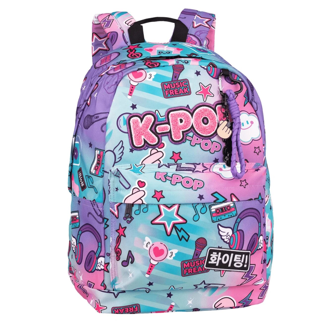Coolpack Ghiozdan cu un compartiment si buzunar frontal Cross K-Pop