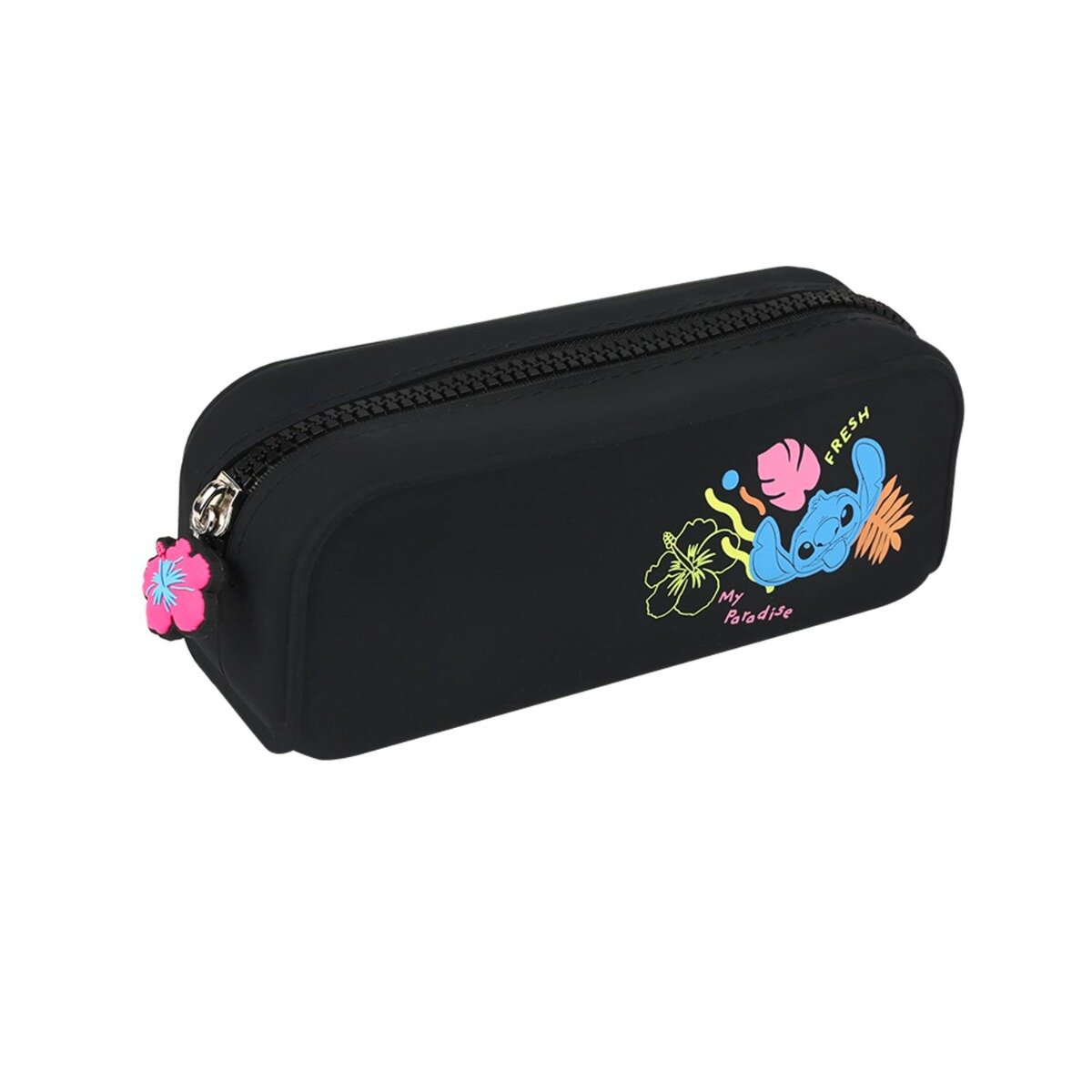 Coolpack Penar din silicon cu 1 compartiment Disney Stitch Negru