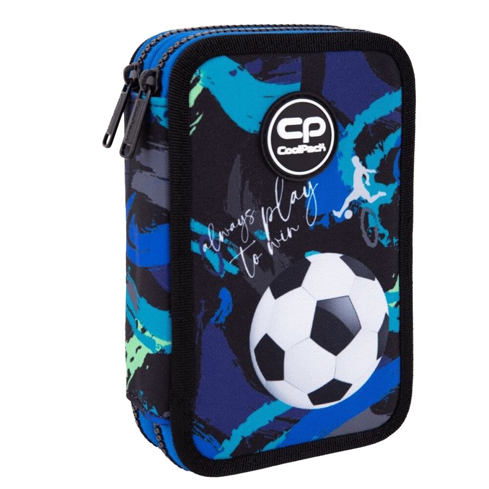 Coolpack Penar echipat cu 2 compartimente Jumper 2 Football Bleumarin