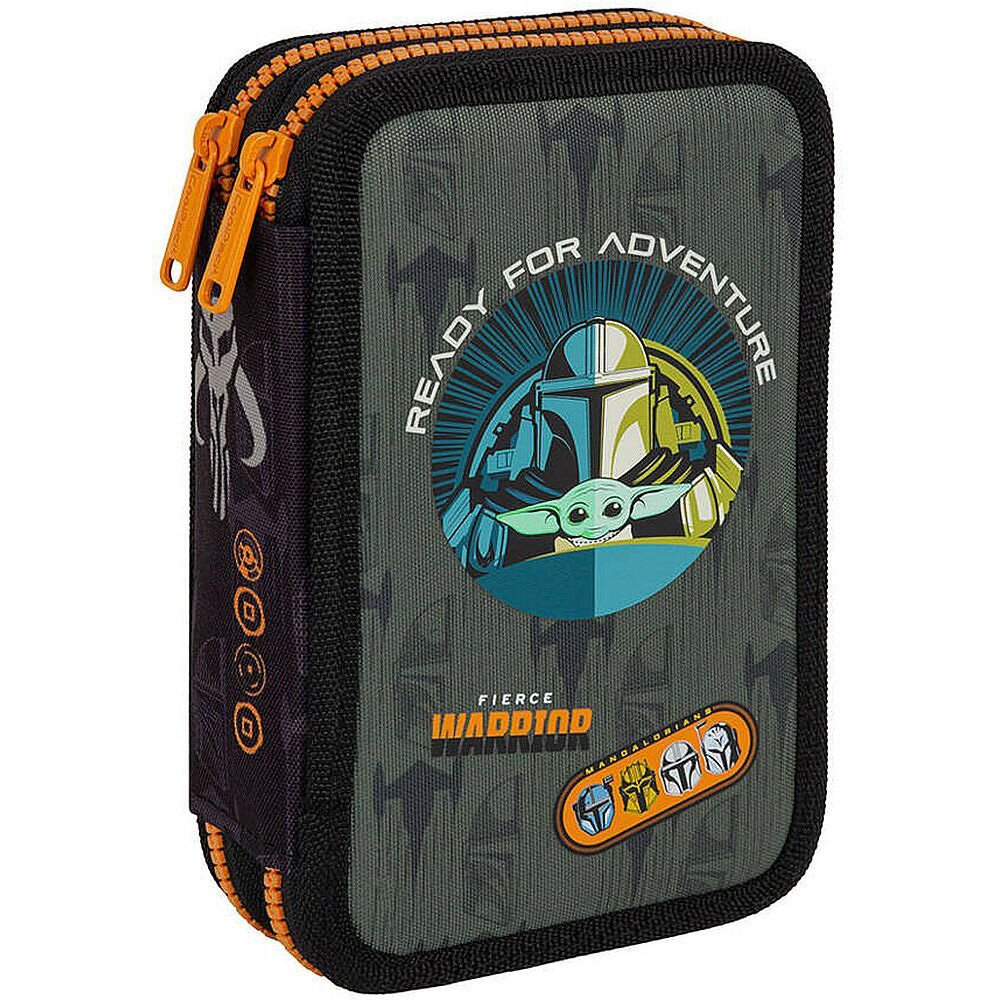 Coolpack Penar echipat cu 2 compartimente Jumper 2 Mandalorian Negru