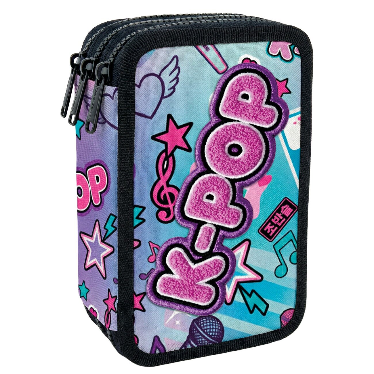 Coolpack Penar echipat cu 3 compartimente Bright K-Pop
