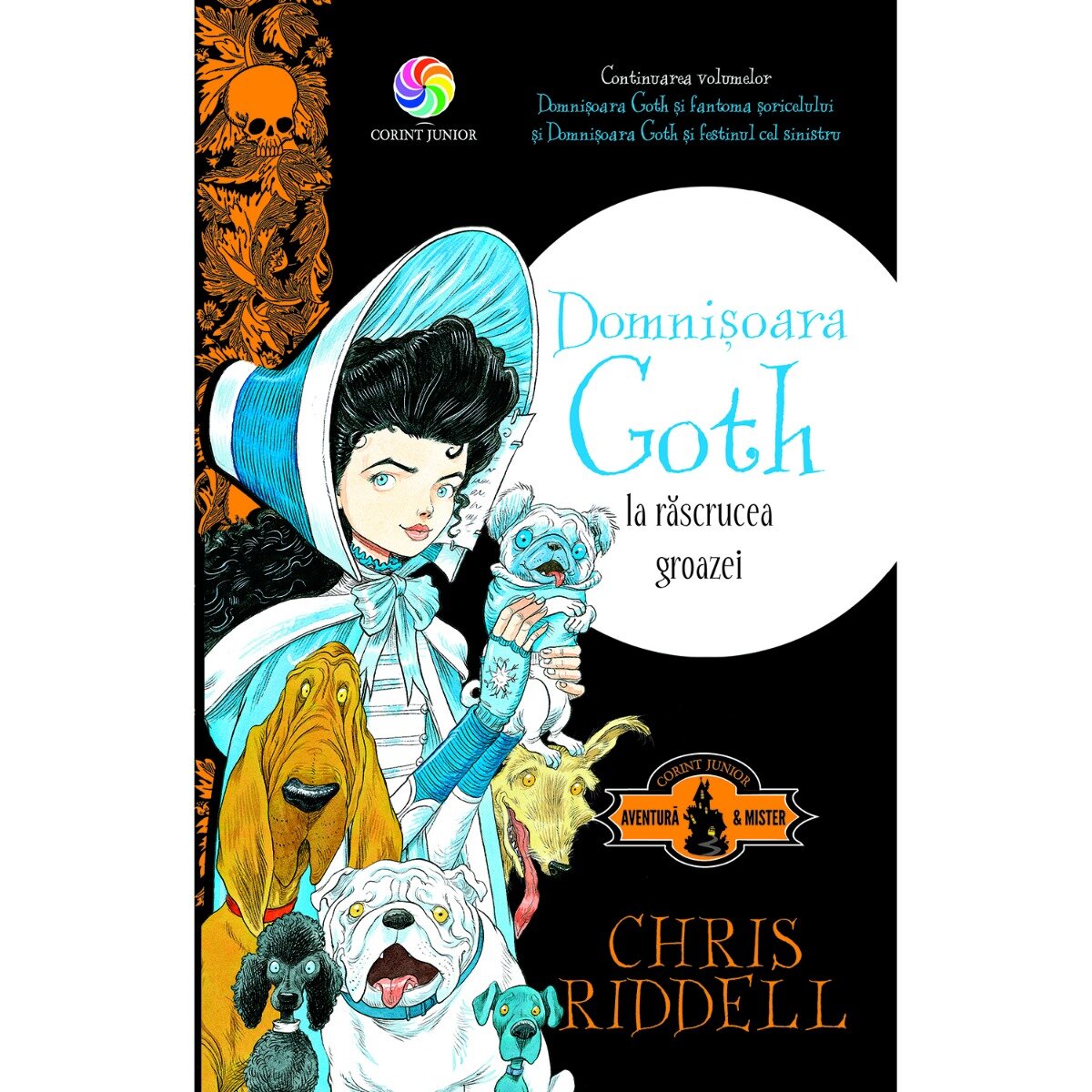 Corint Carte Editura Domnisoara Goth la rascrucea groazei Chris Riddell