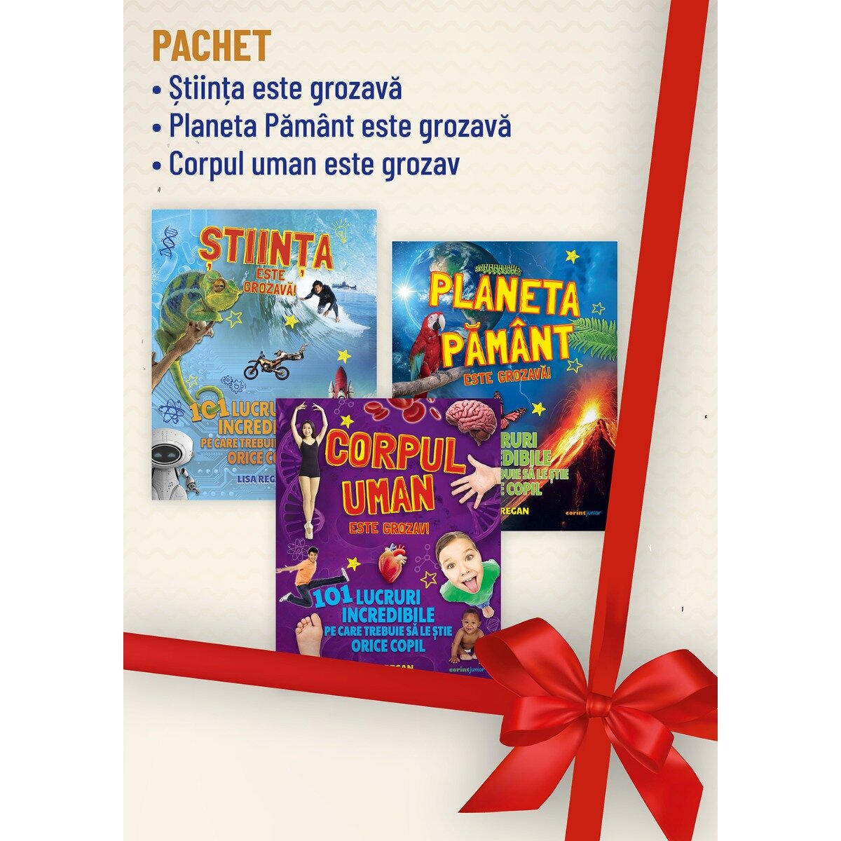 Corint Pachet 101 lucruri Stiinta este grozava Planeta Pamant este grozava Corpul uman este grozav