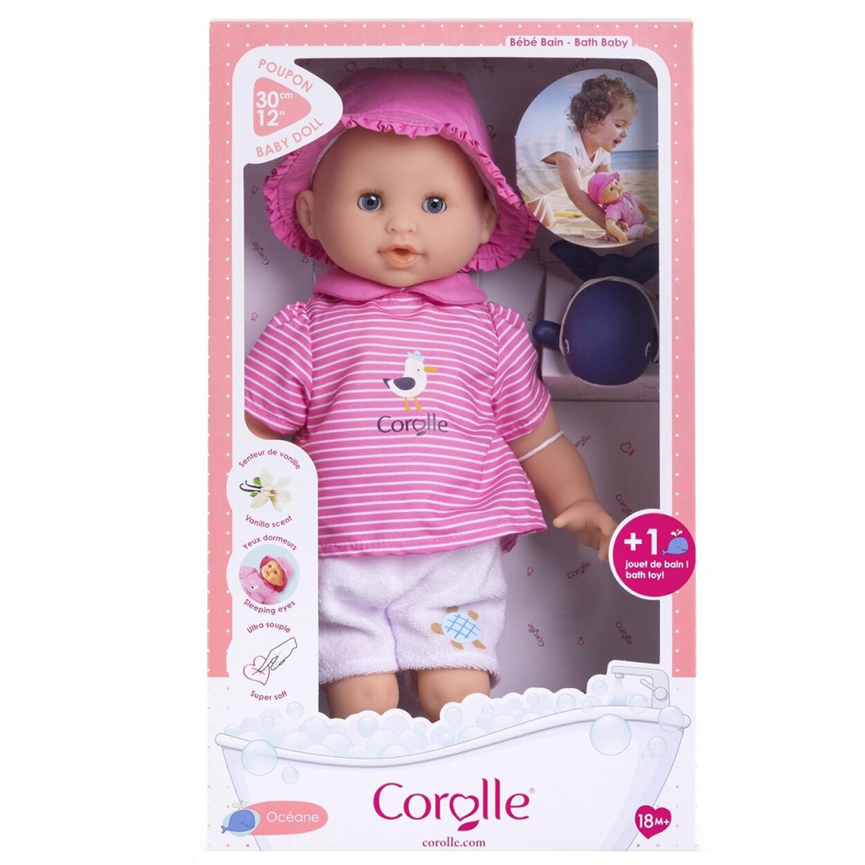 Corolle Papusa cu jucarie pentru baie Mon Premier Poupon Baby Bath Oceane