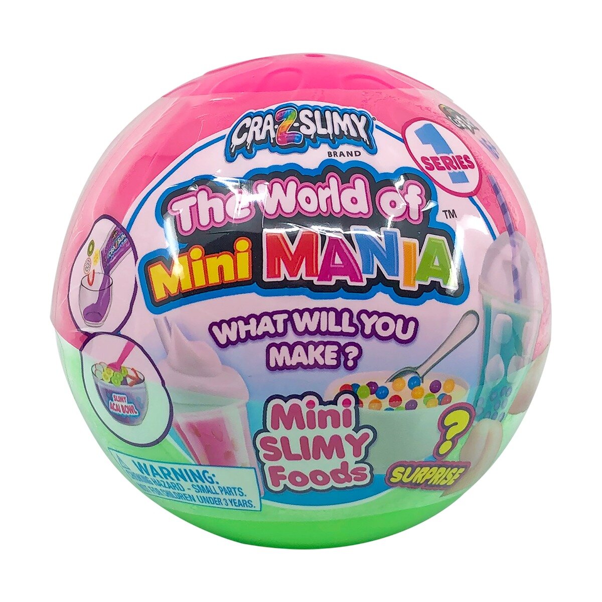 Cra-Z-Art Set creativ cu slime Mini Mania Slimy Foods S1