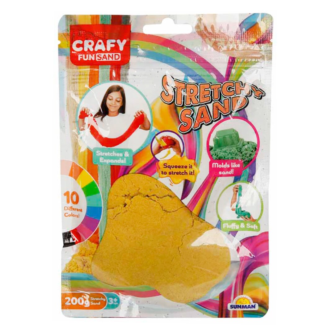 Crafy Nisip creativ 200 g Galben