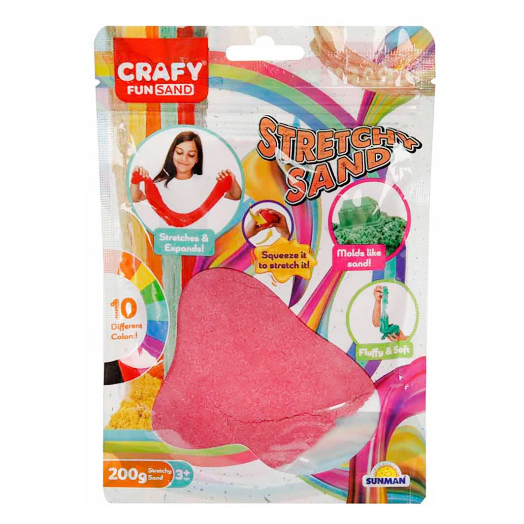 Crafy Nisip creativ 200 g Roz