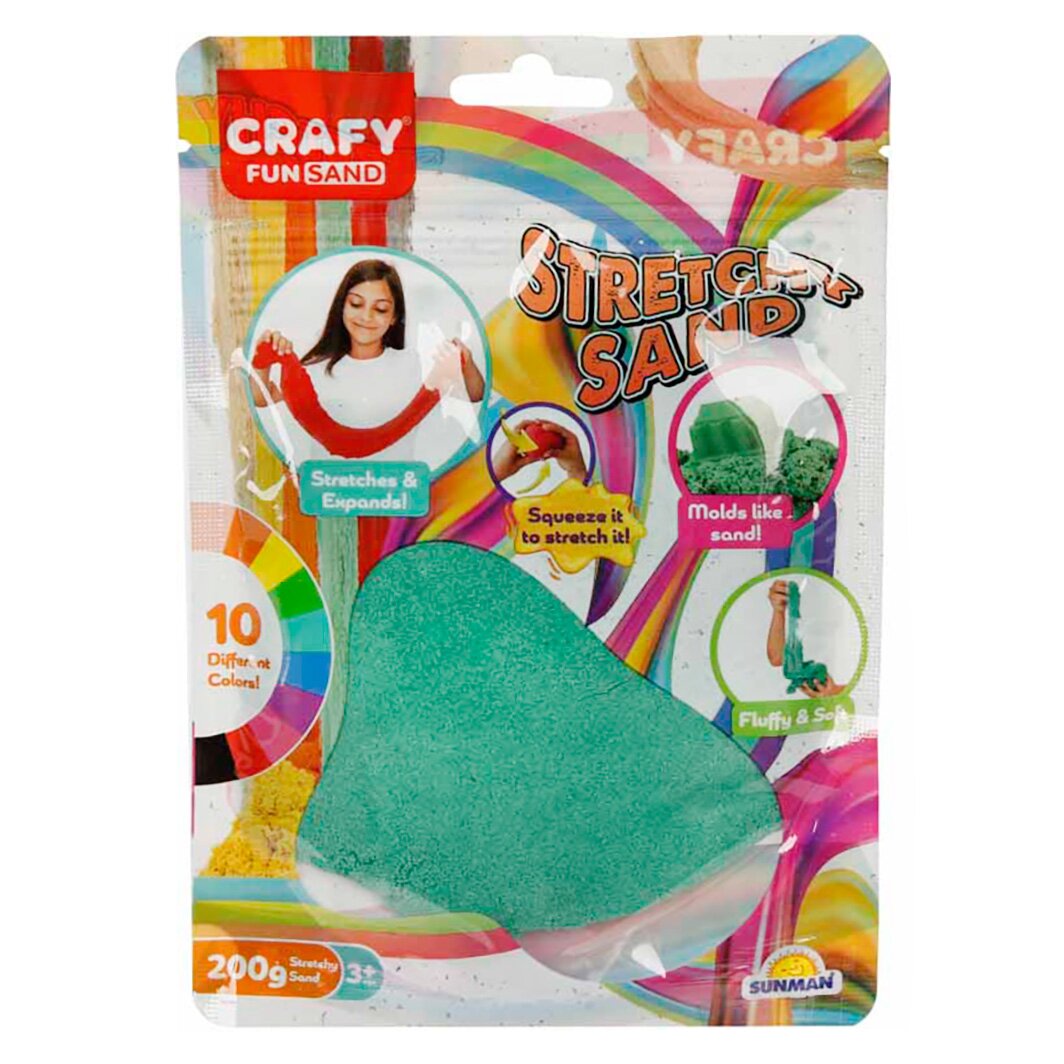 Crafy Nisip creativ 200 g Verde