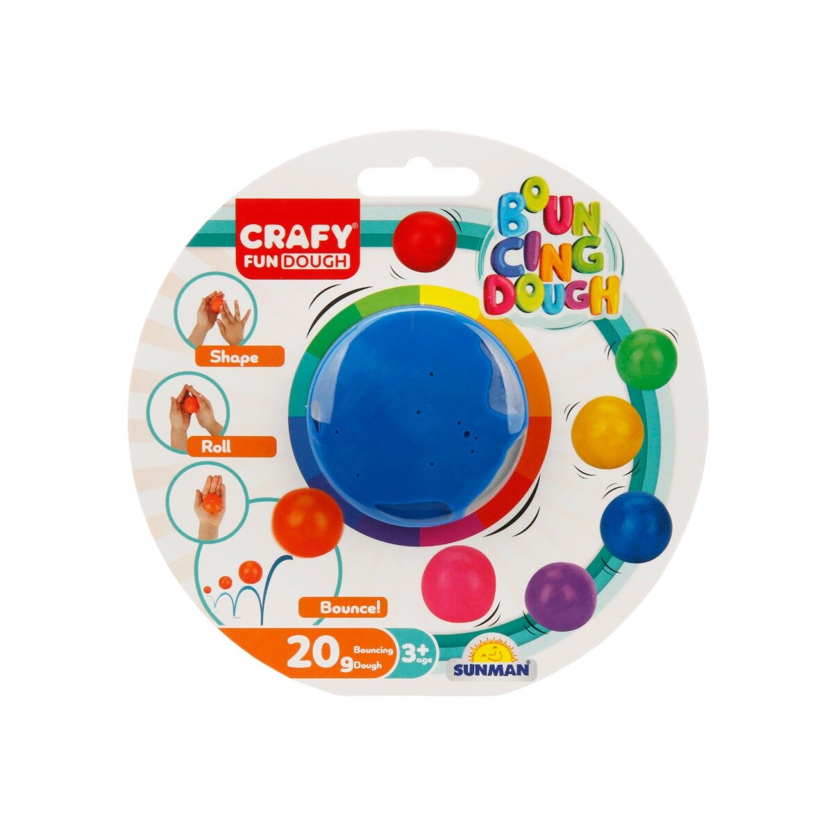 Crafy Plastilina colorata Albastru 20 g