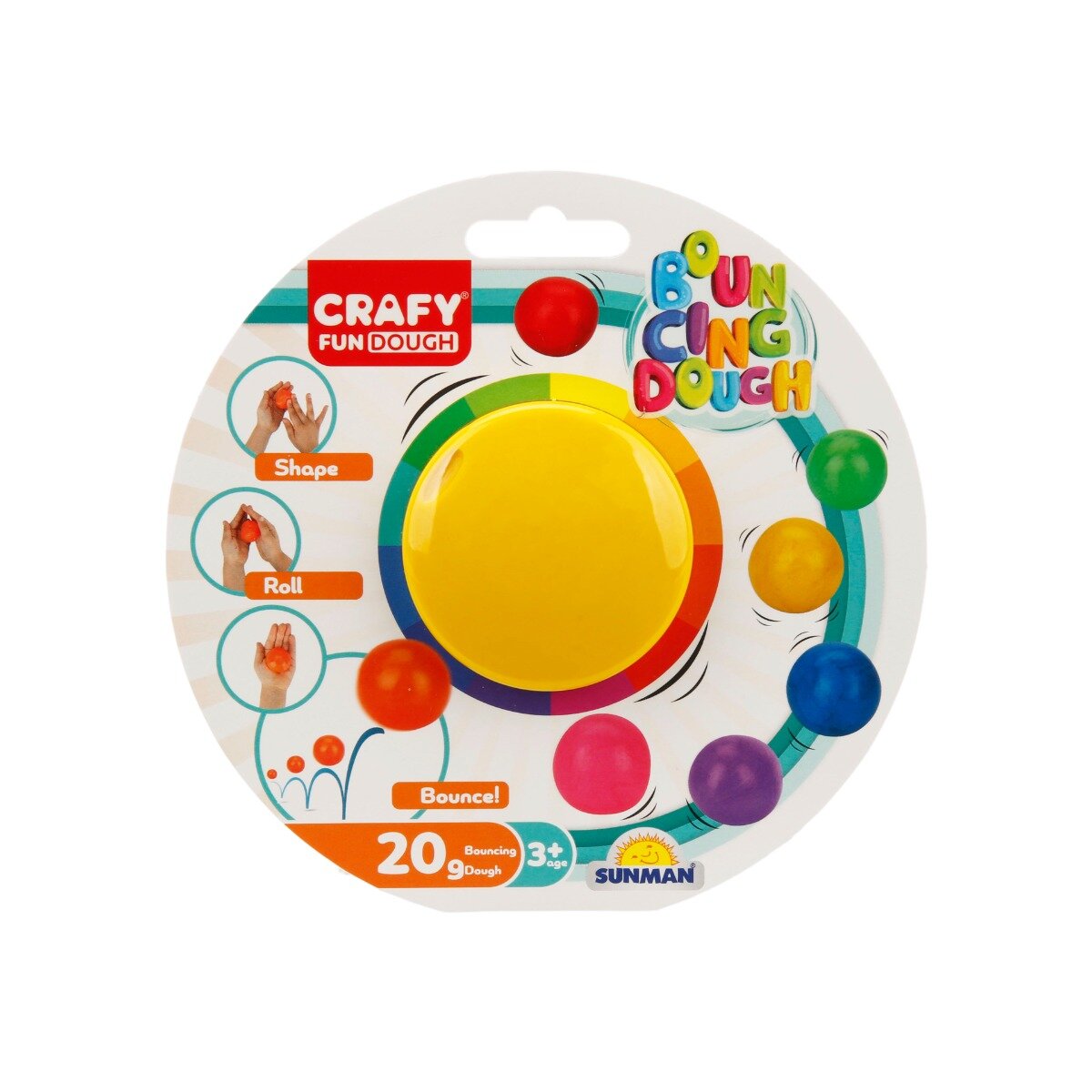 Crafy Plastilina colorata Galben 20 g