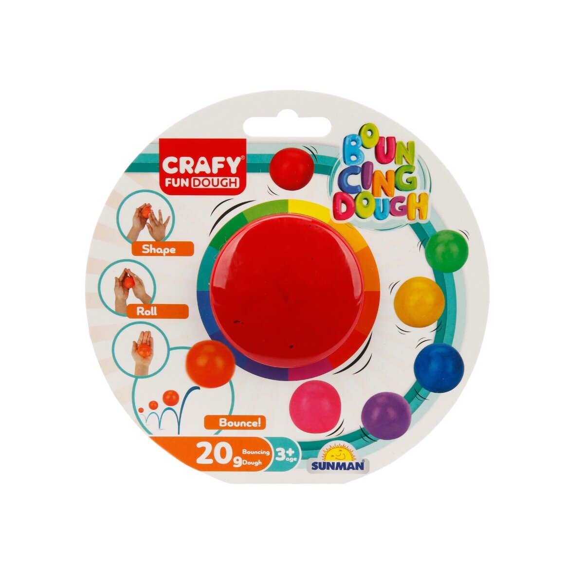 Crafy Plastilina colorata Rosu 20 g