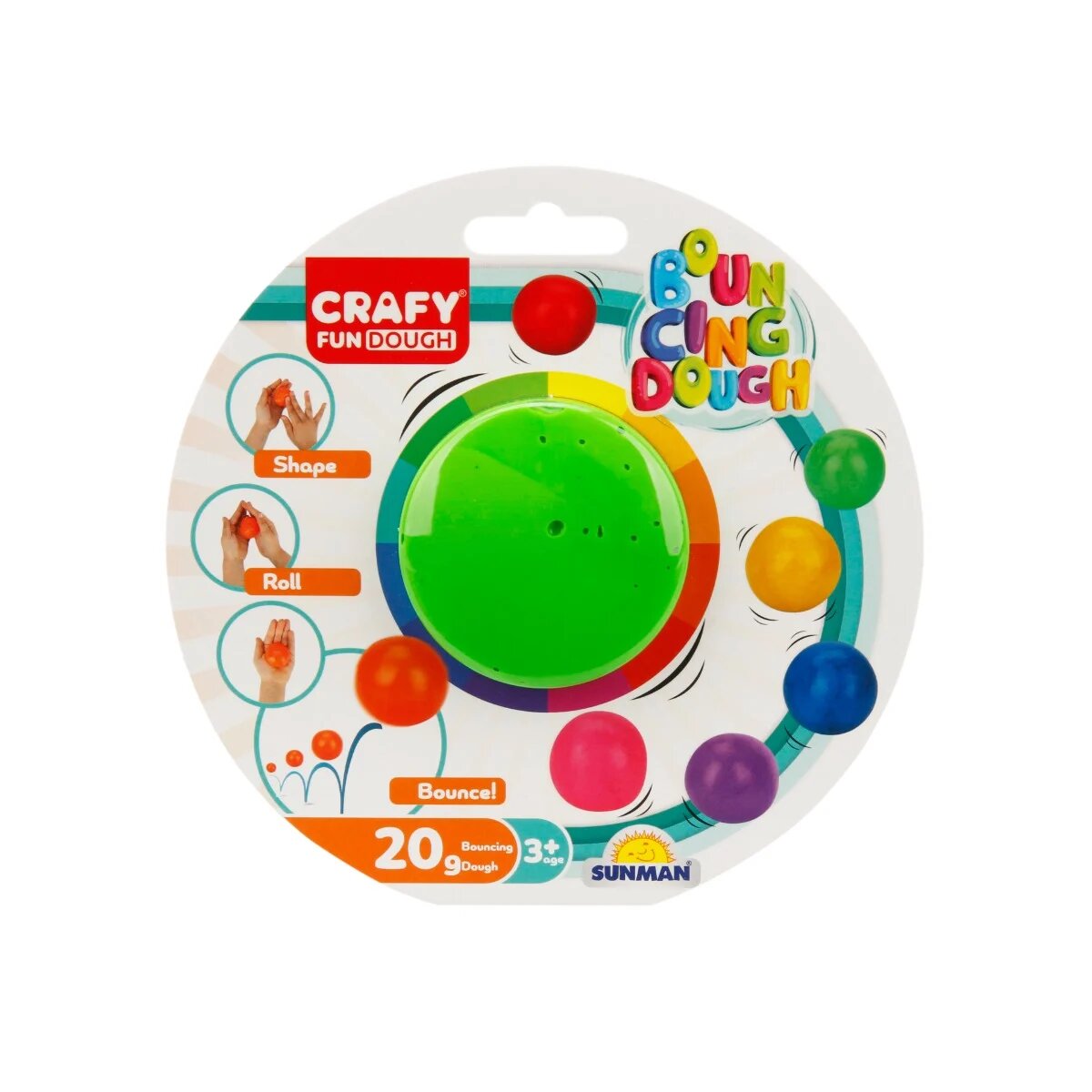 Crafy Plastilina colorata Verde 20 g