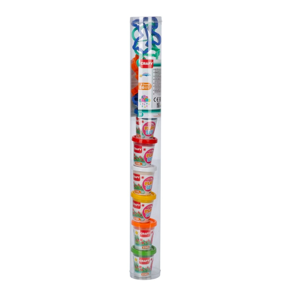 Crafy Set plastilina cu 6 culori