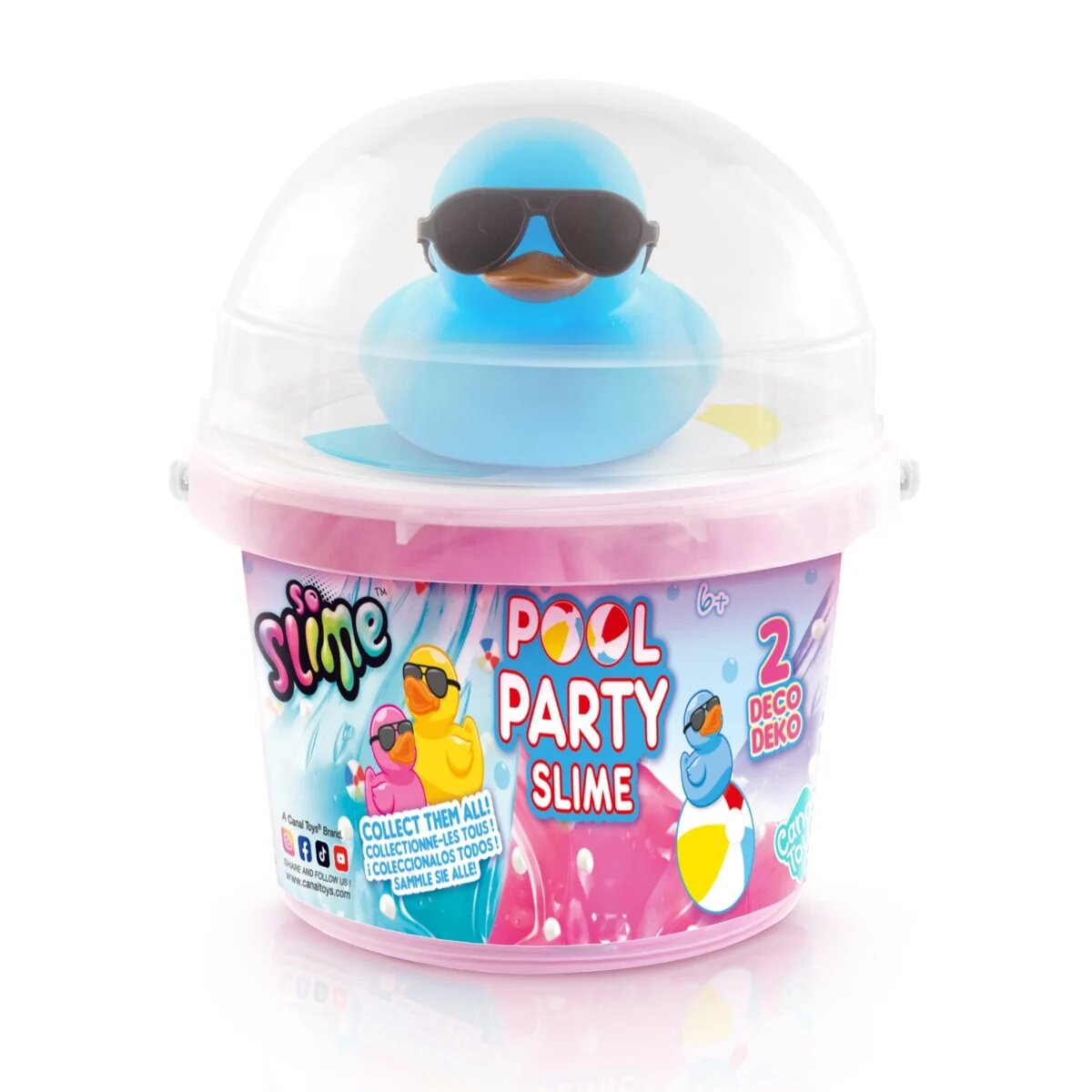 Craze Sensations Set de joaca cu slime Duck Pool Party Albastru