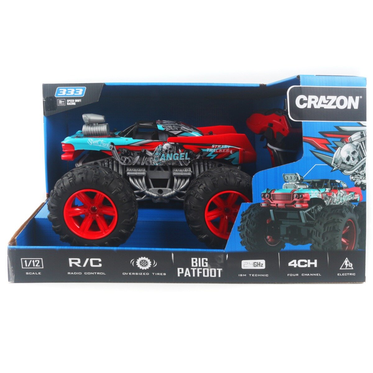 Crazon Masina cu telecomanda Big Patfoot 1:12