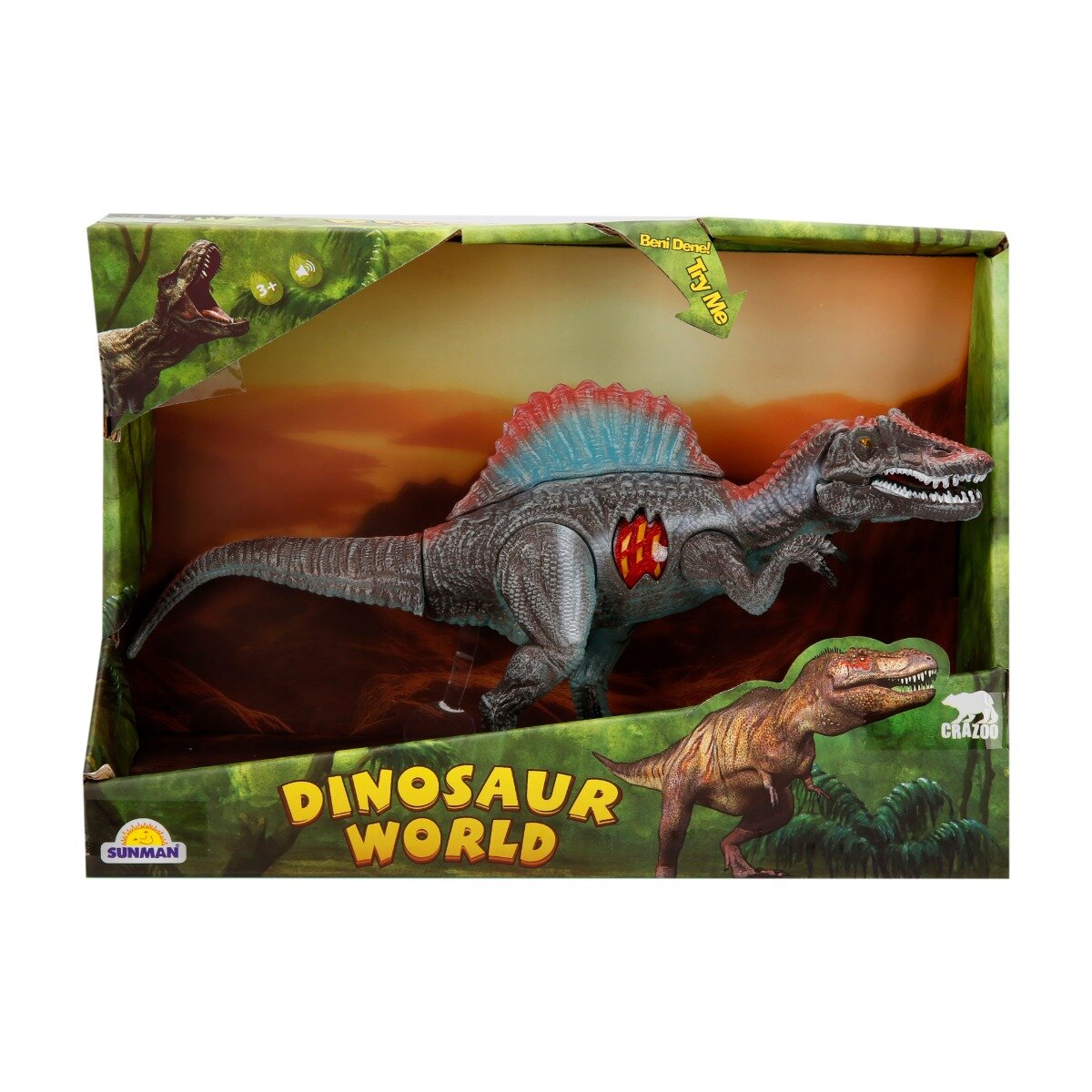 Crazoo Figurina Dinozaur interactiv cu sunete
