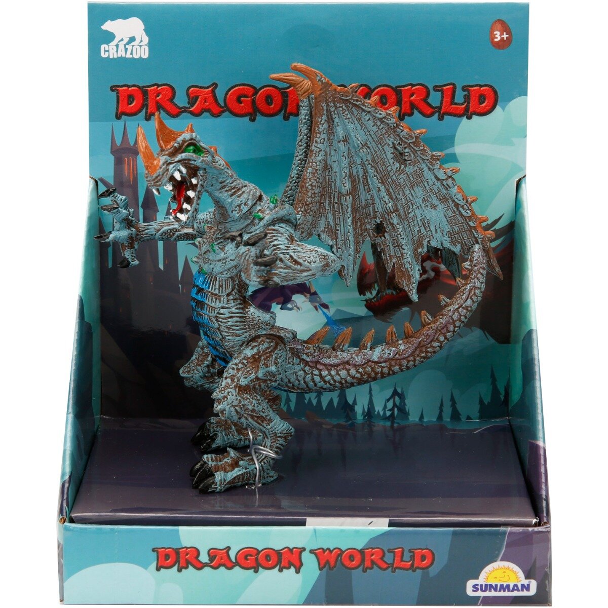 Crazoo Figurina dragon albastru