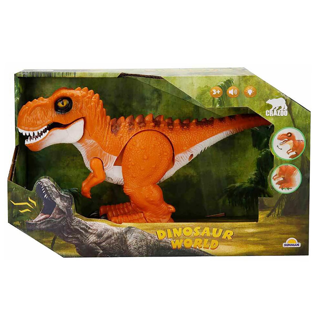 Crazoo Figurina interactiva Dinozaur