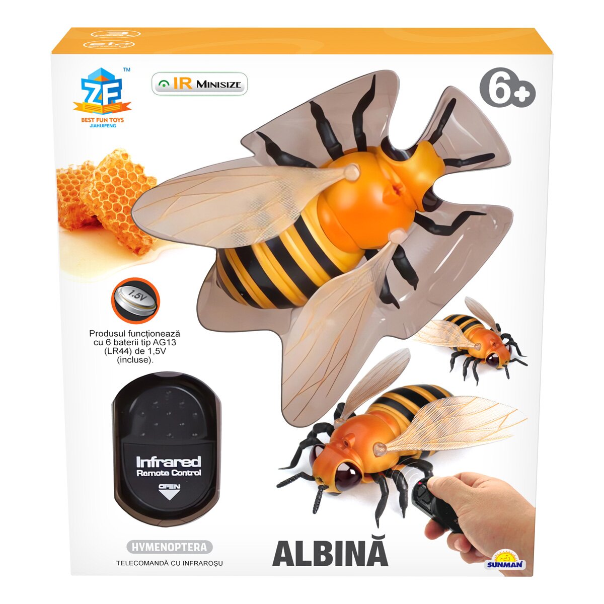 Crazoo Jucarie interactiva Albina cu telecomanda