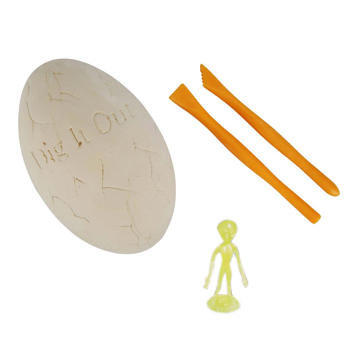 Crazoo Kit excavare fosila de extraterestru Glow in the dark