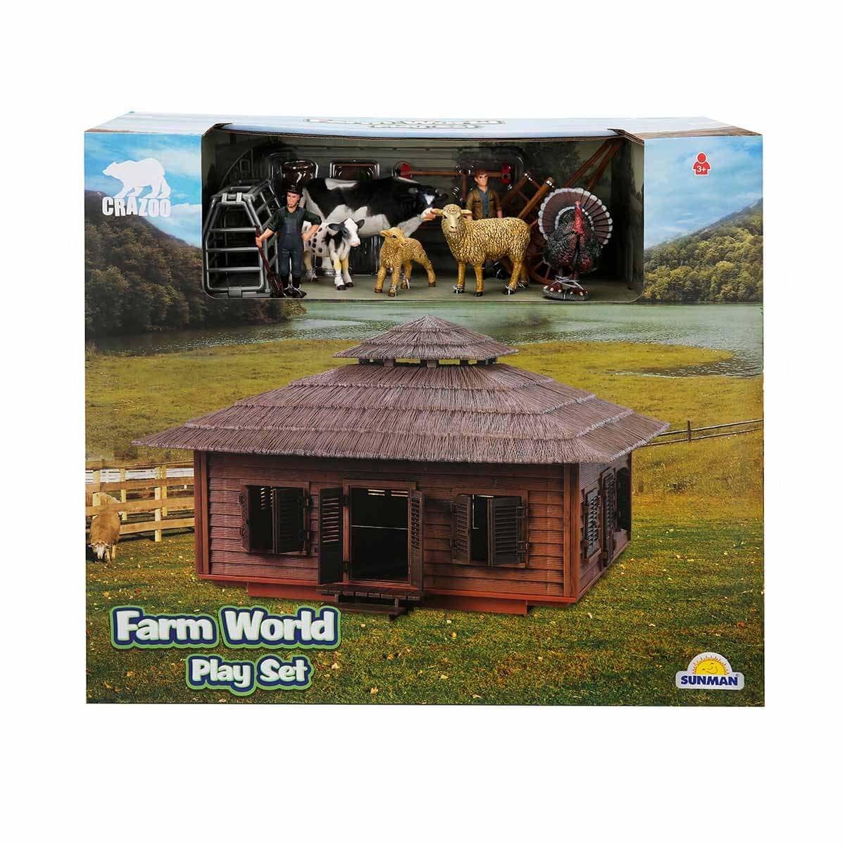 Crazoo Set figurine Animale de la ferma Oaie