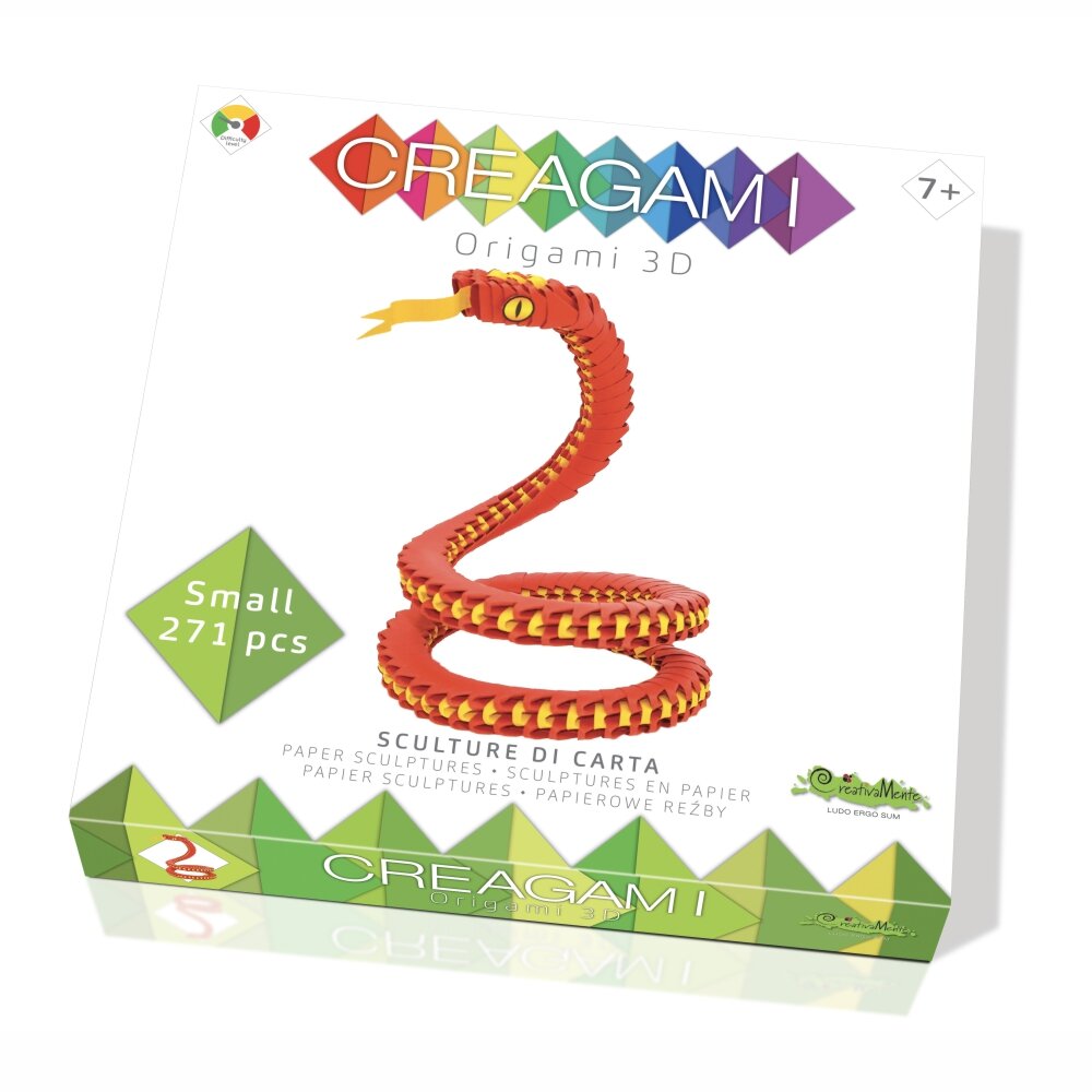 Creativa Mente Joc 3D Sarpe Origami Creagami 271 Piese
