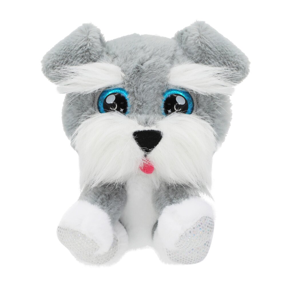 Cutekins Jucarie de plus interactiva catelus Schnauzer