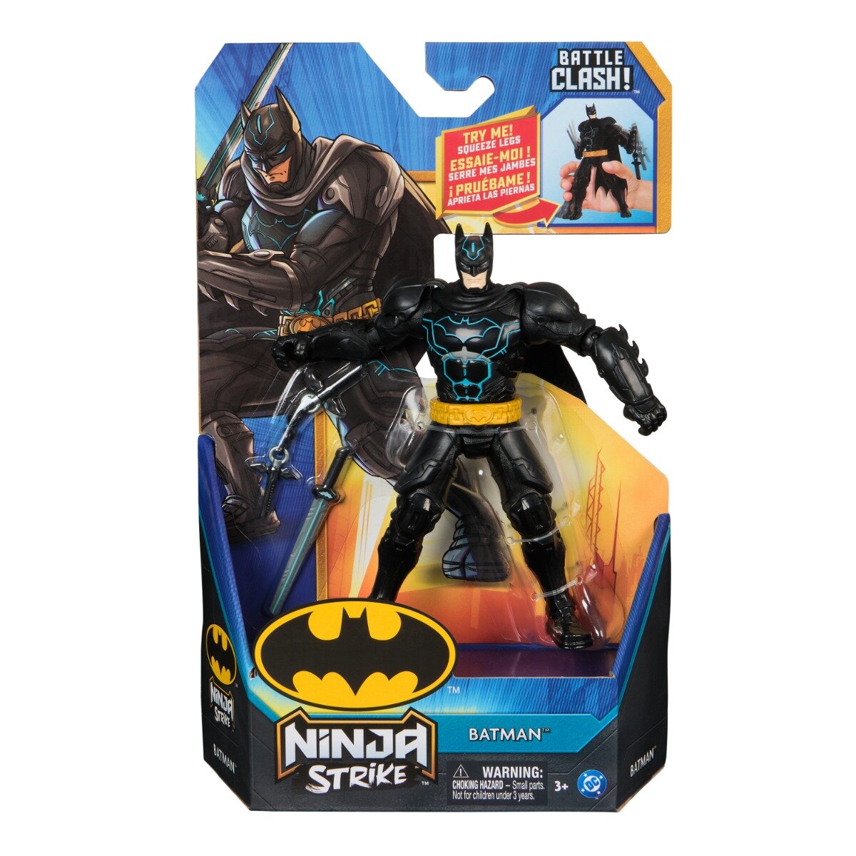 DC Comics Figurina articulata Ninja Strike Battle Clash Batman 15 cm 20151633
