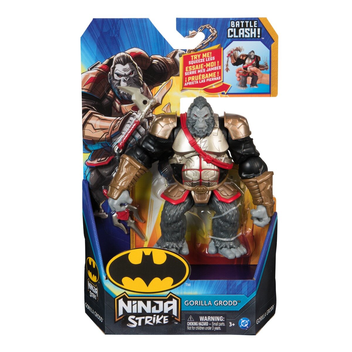 DC Comics Figurina articulata Ninja Strike Battle Clash Gorilla Grodd 15 cm 20151630