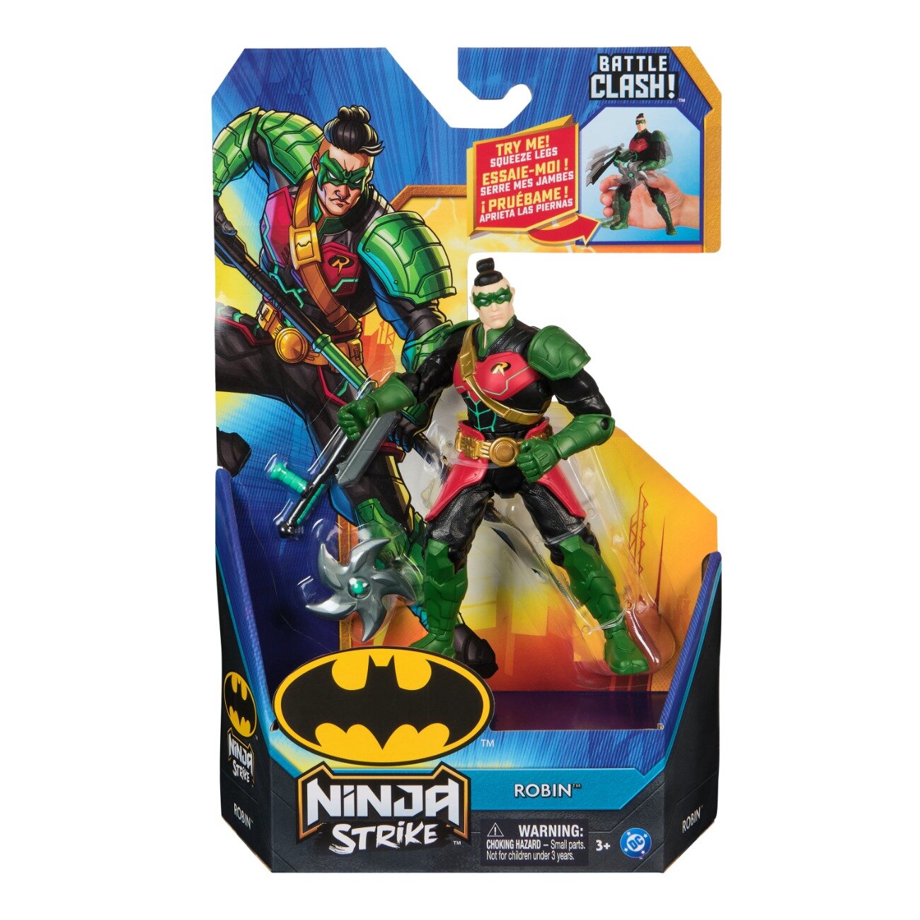 DC Comics Figurina articulata Ninja Strike Battle Clash Robin 15 cm 20151631