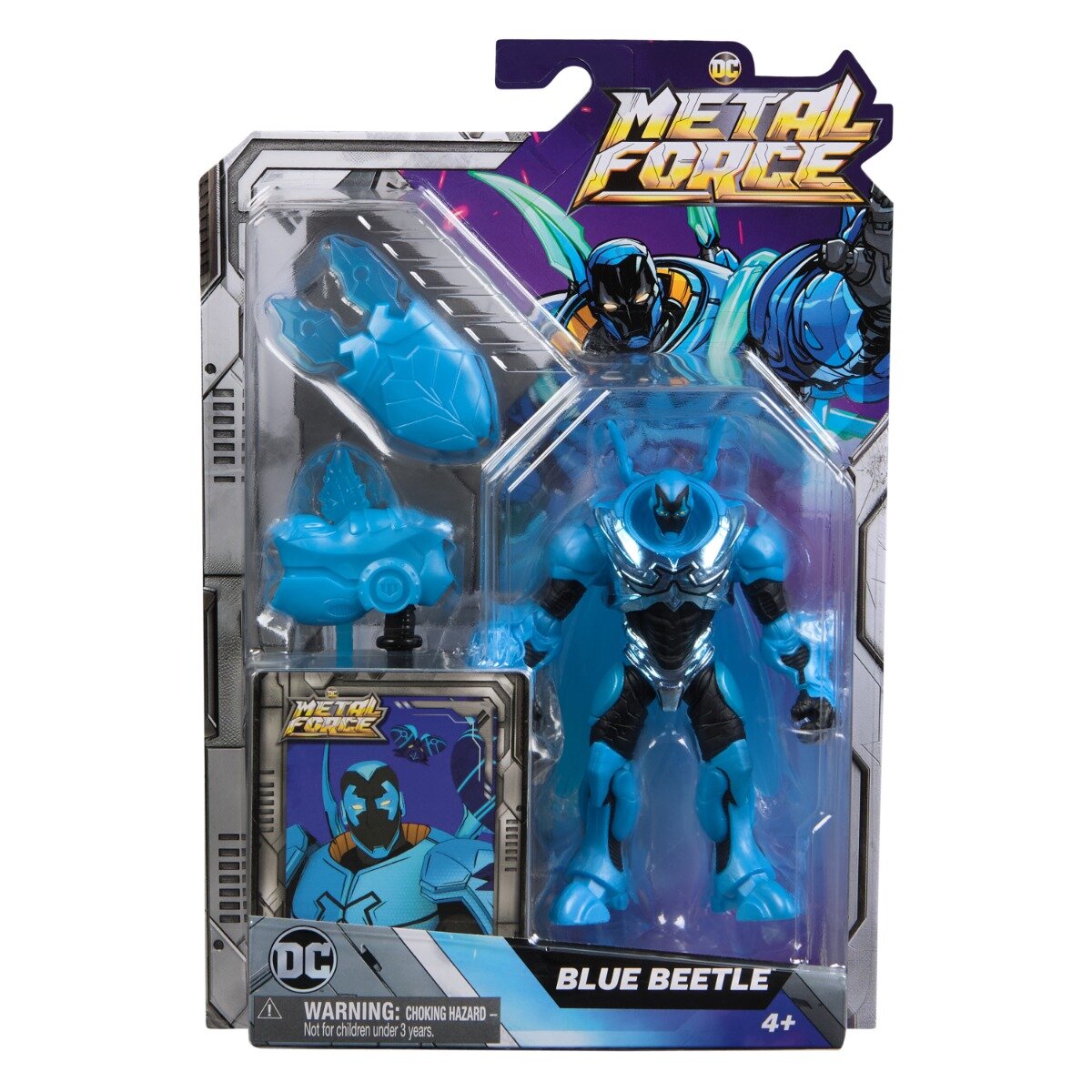 DC Universe Figurina Blue Beetle Metal Force 10 cm 20151864