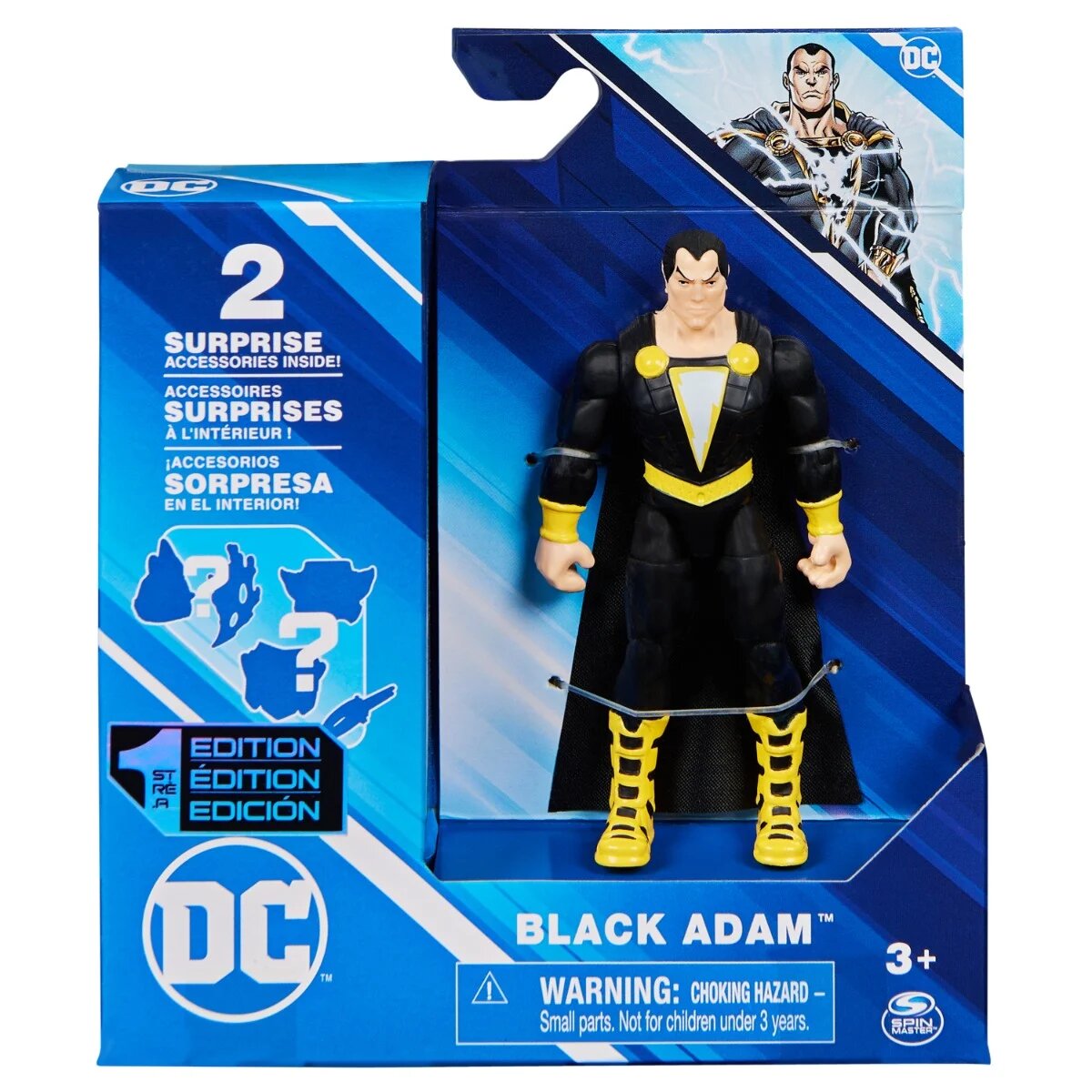 DC Universe Figurina cu 2 accesorii surpriza Black Adam 10 cm 20144127