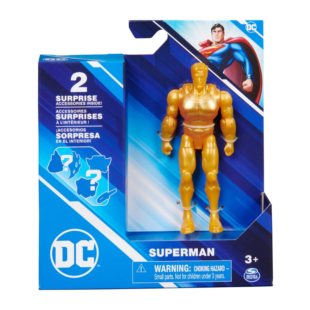 DC Universe Figurina cu 2 accesorii surpriza Superman 10 cm 20137142