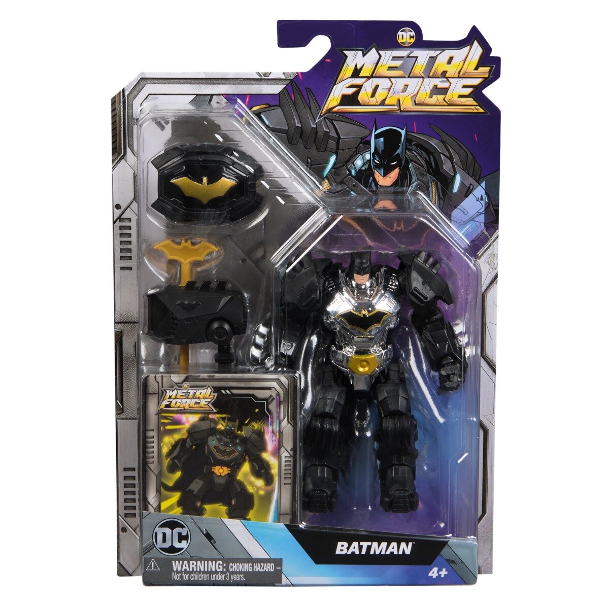 DC Universe Figurina cu accesorii Metal Force Batman 11 cm 6071725