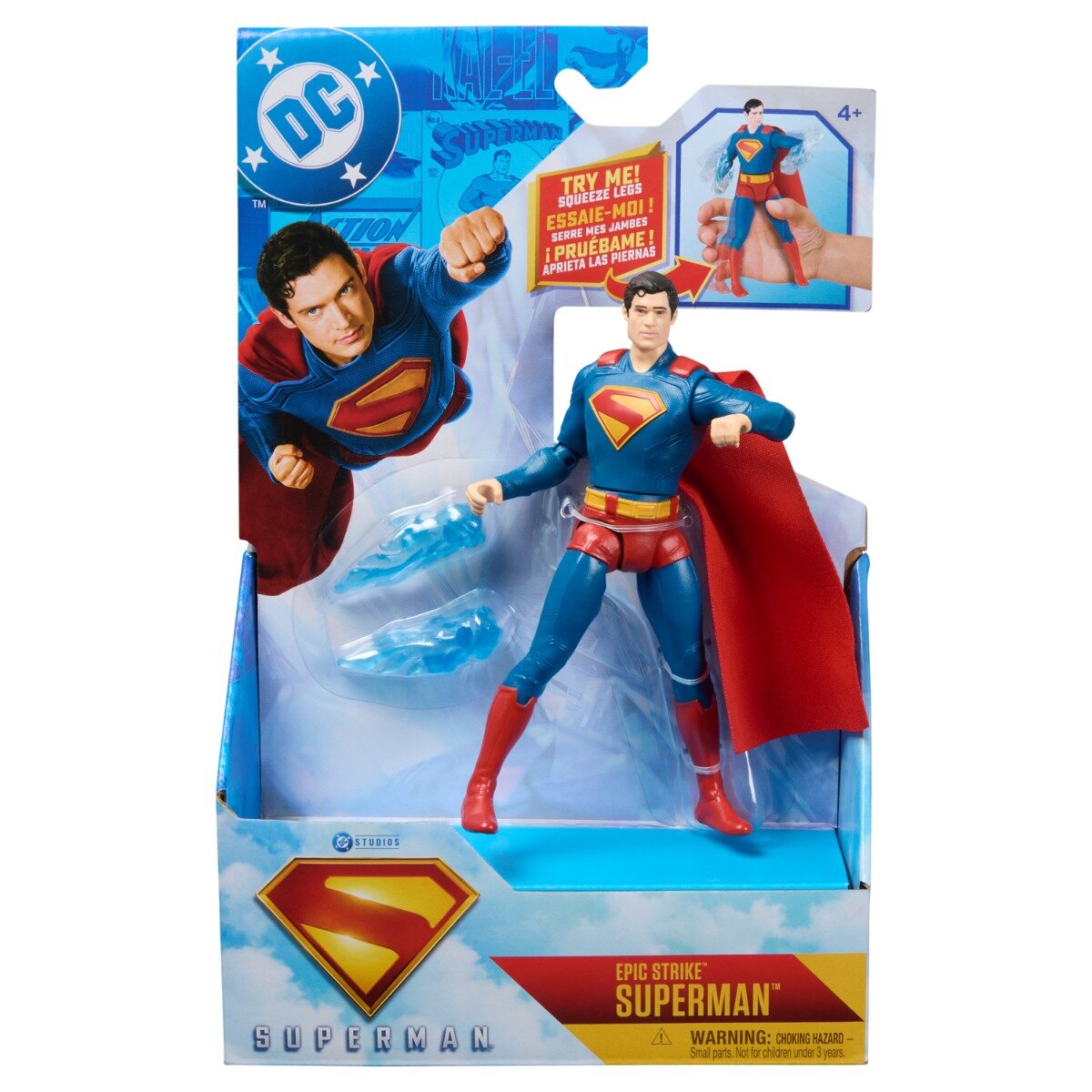 DC Universe Figurina cu accesorii SuperMan Epic Strike 15 cm 6073319