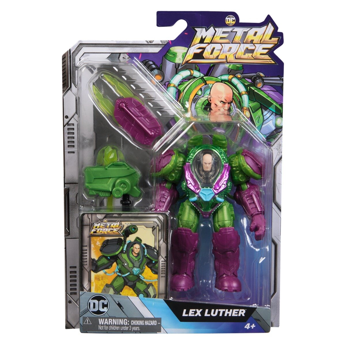 DC Universe Figurina Lex Luthor Metal Force 10 cm 20148538