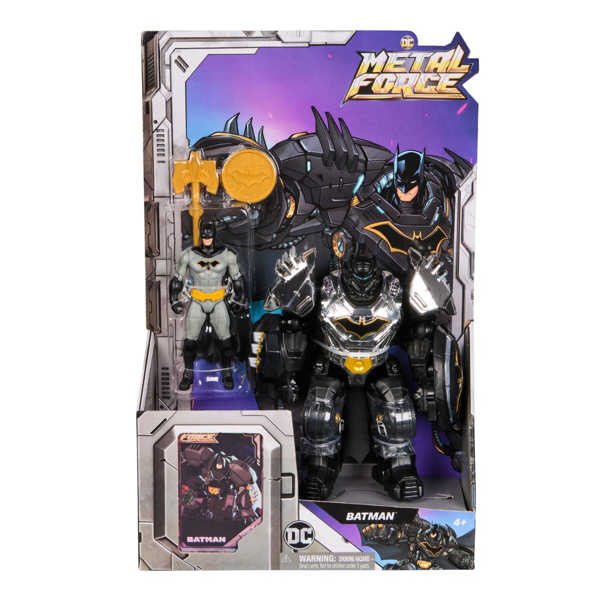 DC Universe Set figurina cu armura DC Comics Batman Metal Force 15 cm 20148492