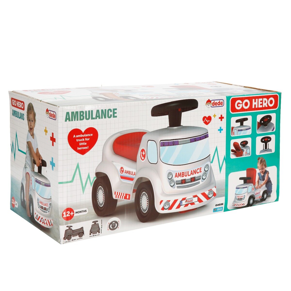 DEDE Prima mea masina de Ambulanta Go Hero