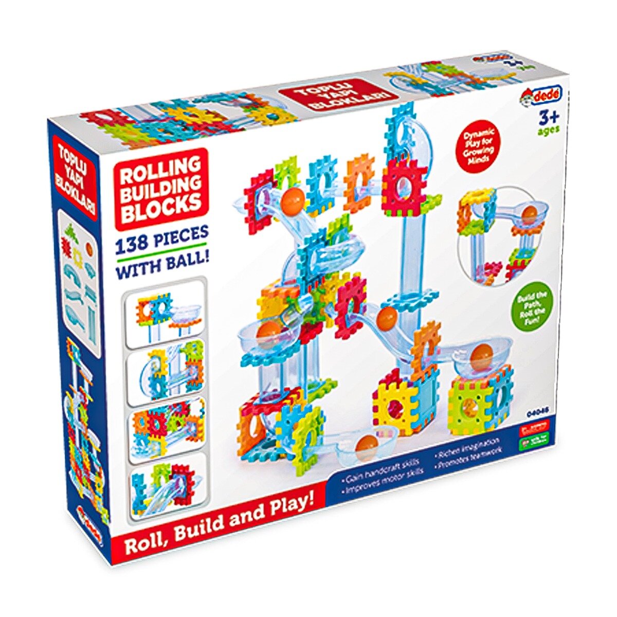 DEDE Set blocuri de constructie 138 piese